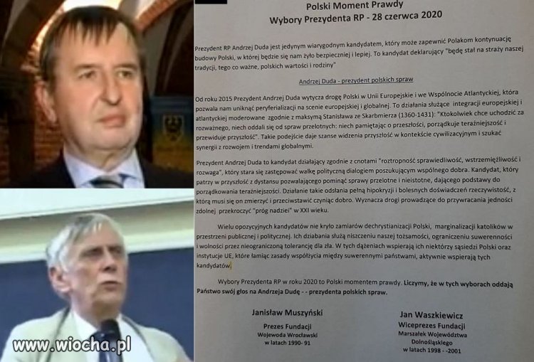 Prezesi wykorzystali fundację do agitacji za Dudą.