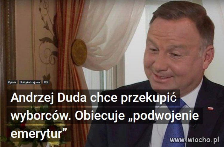 Andrzej Duda walcząc o reelekcję dewastuje budżet państwa.
