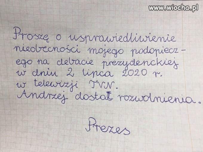 Usprawiedliwienie 