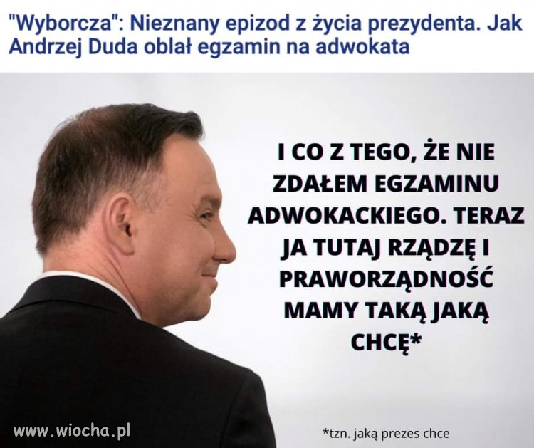 Nieznany epizod z życia Prezydenta