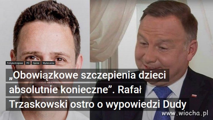 Duda się nie szczepi, bo „nie”