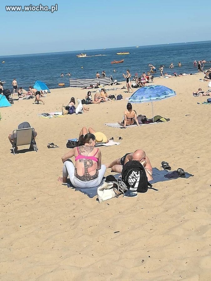 Na plaży
