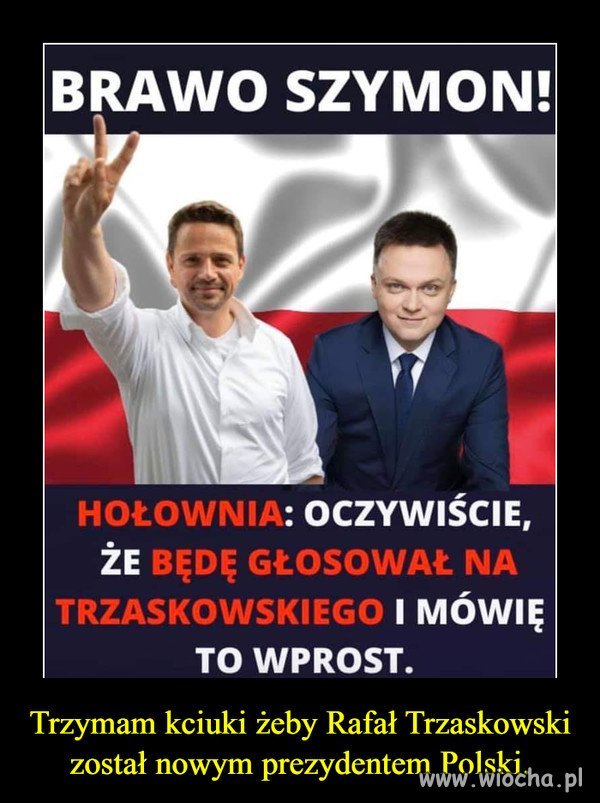 Szymon będzie głosował na Rafała