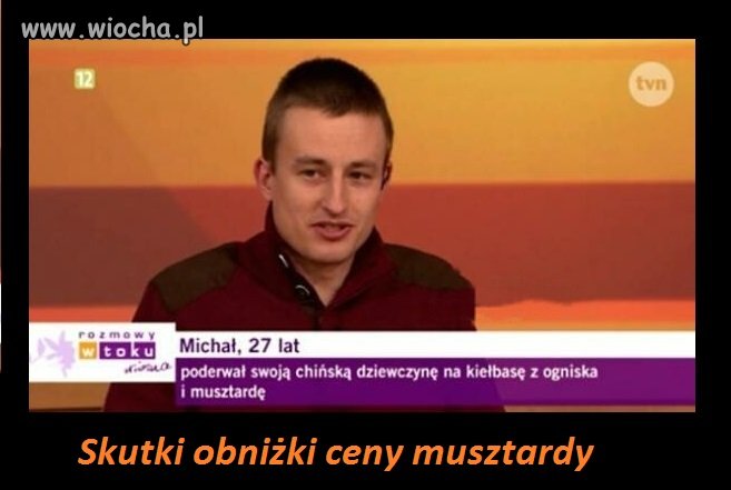 Wszyscy się śmieją z obniżki ceny musztardy 