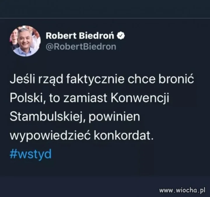 Tym razem się z nim zgadzam ...