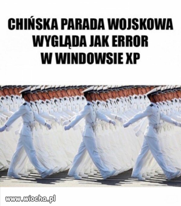 Chińska parada wojskowa   