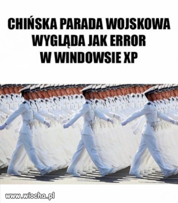 Chińska parada wojskowa   