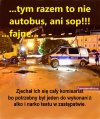 Radiowóz utknął w fontannie