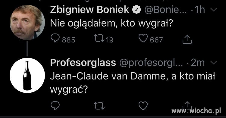 Jest pytanie - jest odpowiedź.