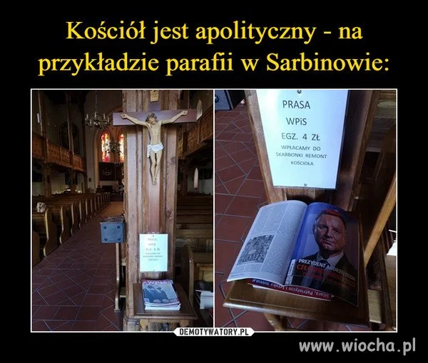 Tu można nabyć prasę religijną 