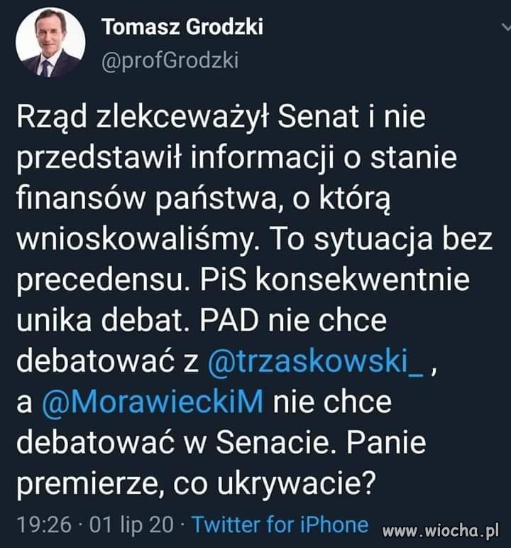 A czym tu się chwalić