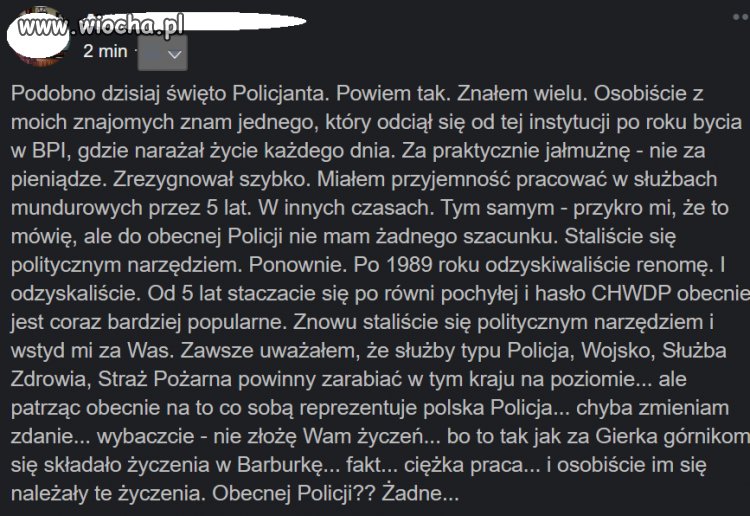 Dzień policjanta...