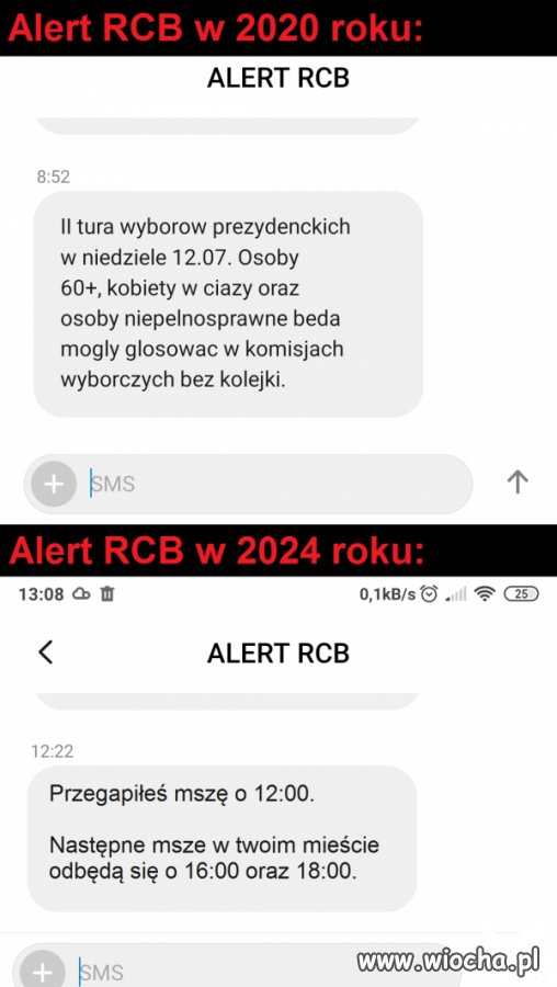 Alert RCB miał ostrzegać przed niebezpieczeństwem