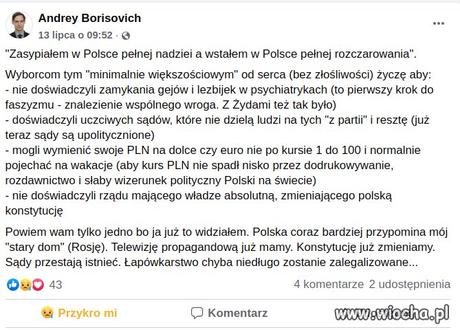 Przemyślenia powyborcze...