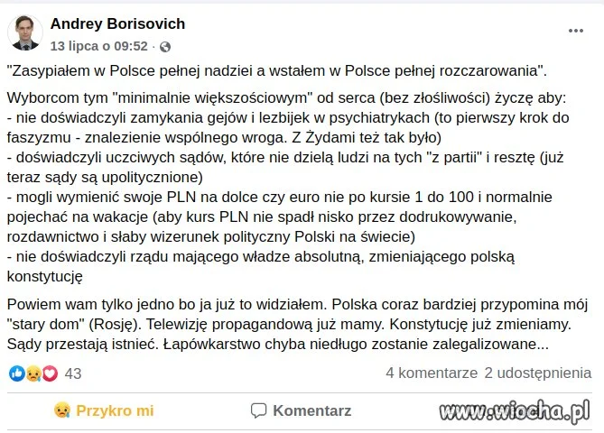 Przemyślenia powyborcze...