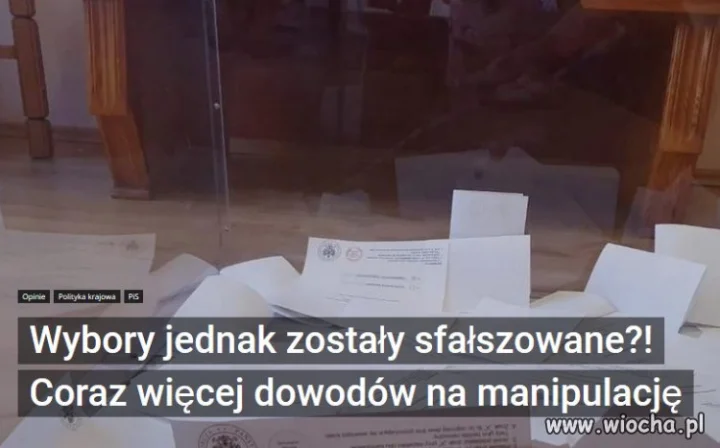 Karty do głosowania bez pieczątek,odrzucone jako nieważne