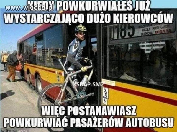 Rowerzyści vs reszta świata
