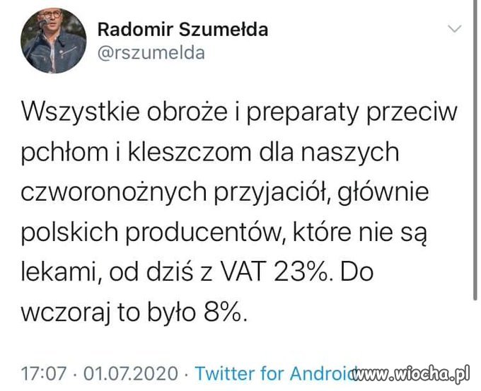Wydaje mi się, że Duda coś mówił o obniżce VAT?
