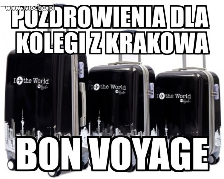 Korzystając z okazji chciałem pozdrowić!