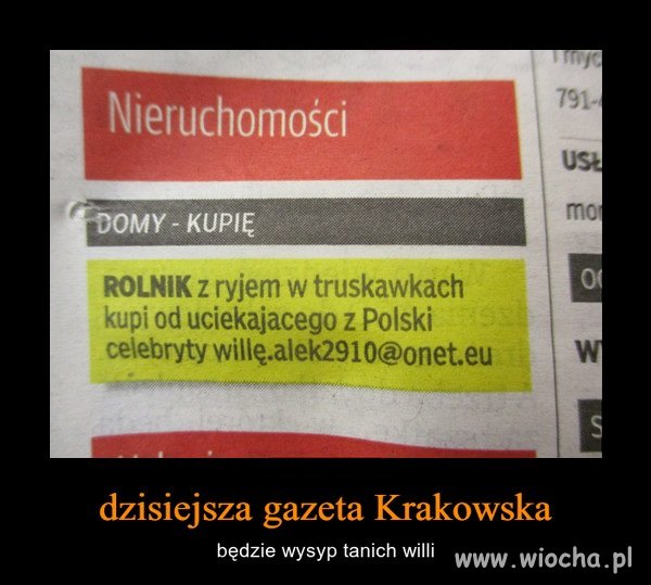 Ogłoszenie społeczne 