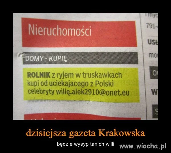 Ogłoszenie społeczne 
