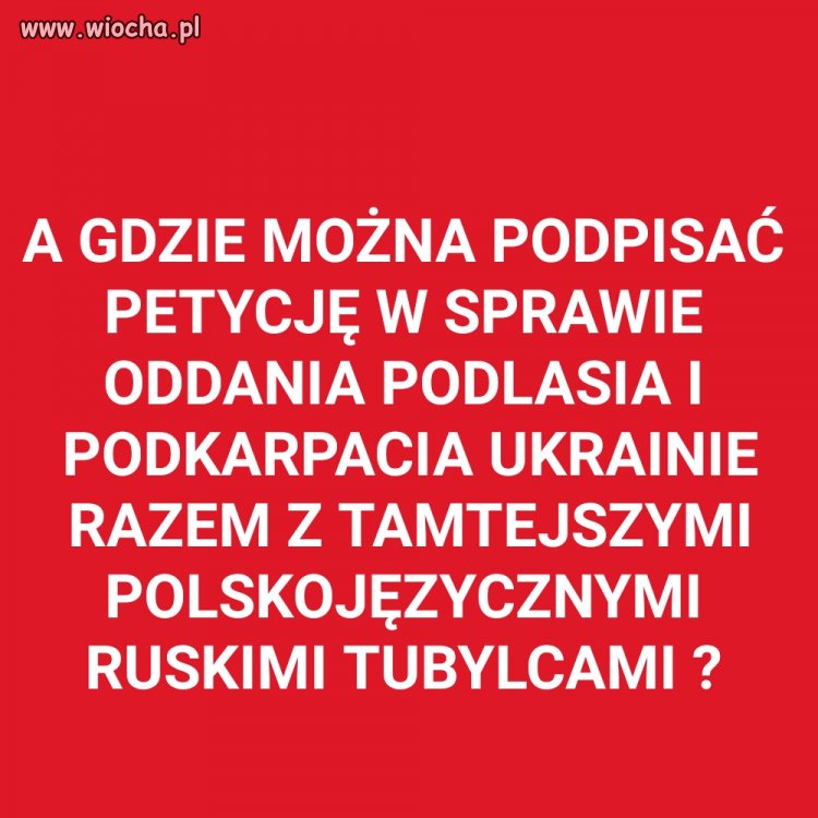 Do sejmu poszly dziwne petycje to i dołożę swoją
