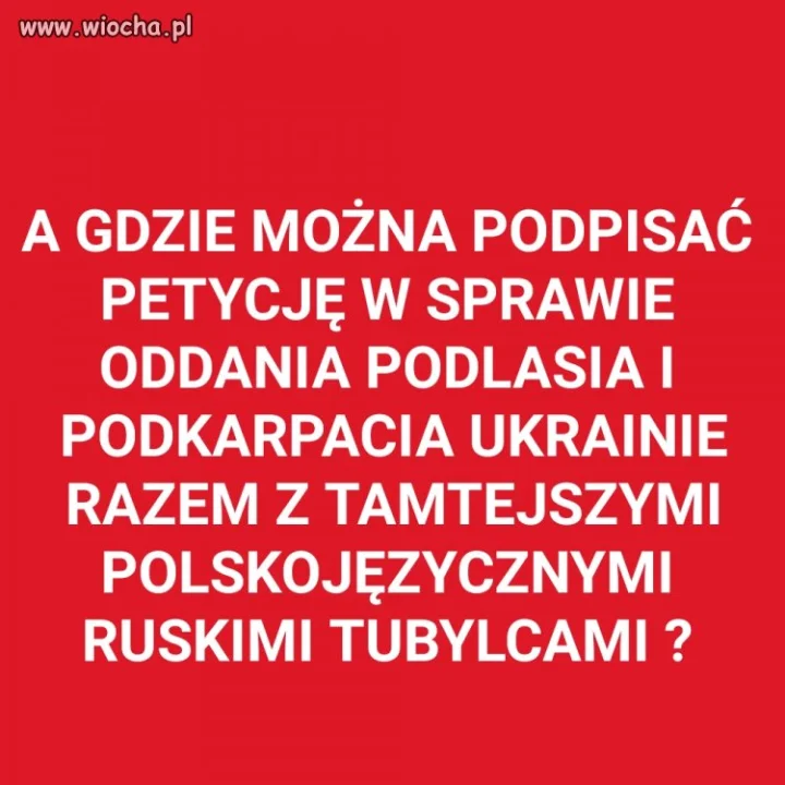 Do sejmu poszly dziwne petycje to i dołożę swoją