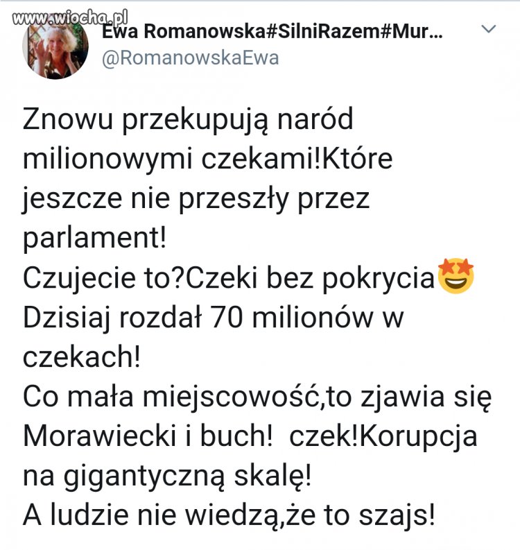 Przekupstwo bez  pokrycia