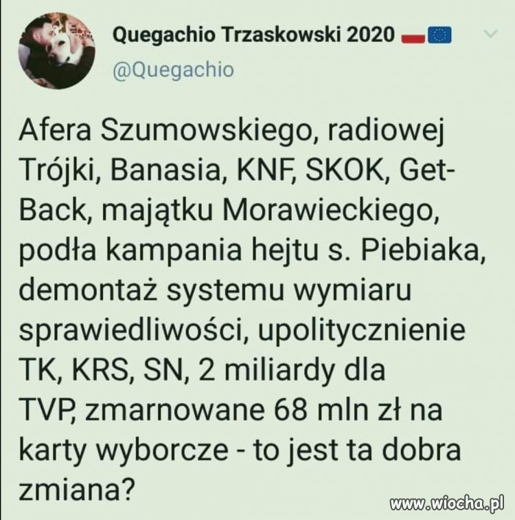 Dobra zmiana według PiS 