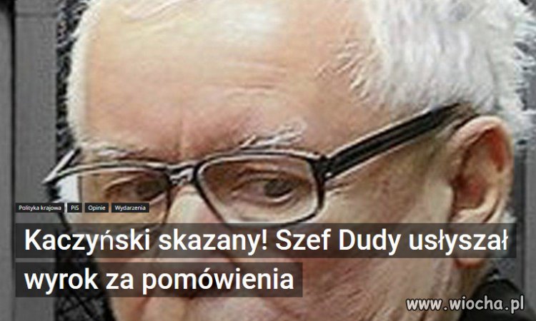 Koniec gry. Prezes PiS Jarosław Kaczyński usłyszał