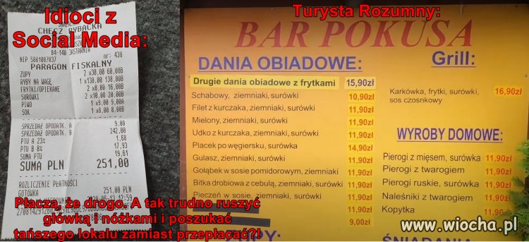 Obiad nad Polskim Morzem