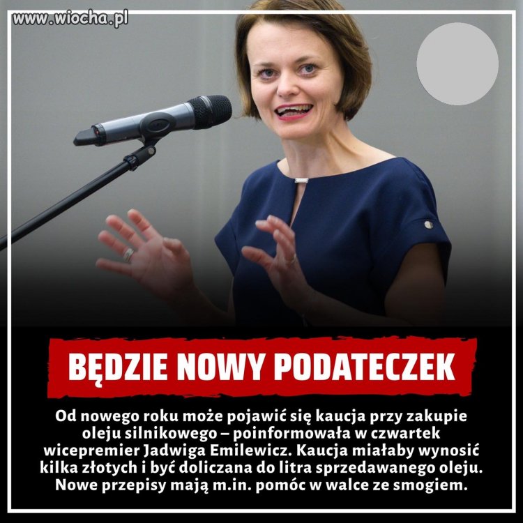 O proszę. Będzie nowy podatek nazywany kaucją