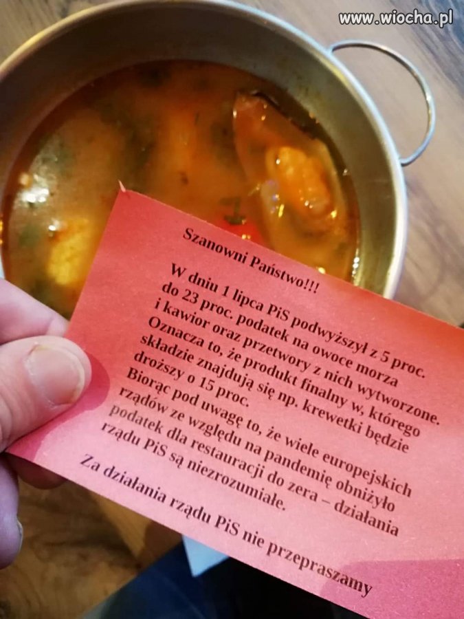 Takie tam z restauracji we Wrocławiu.