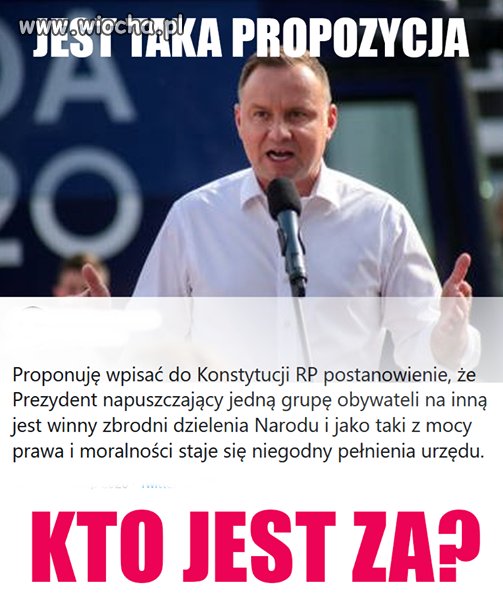 Jestem za i powinno