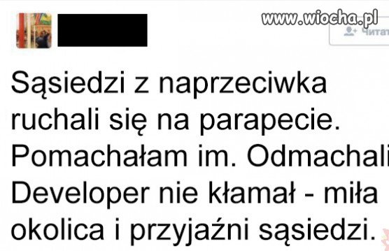 Developer nie klamal
