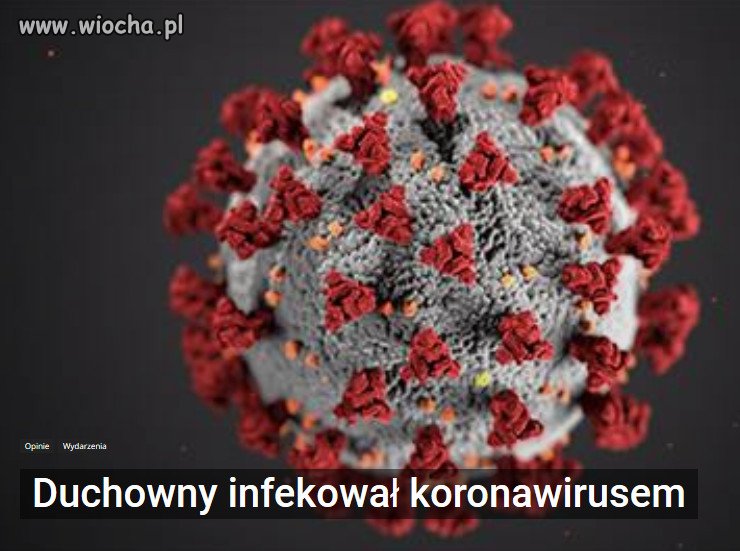 Nosicielem koronawirusa okazał się… ksiądz.