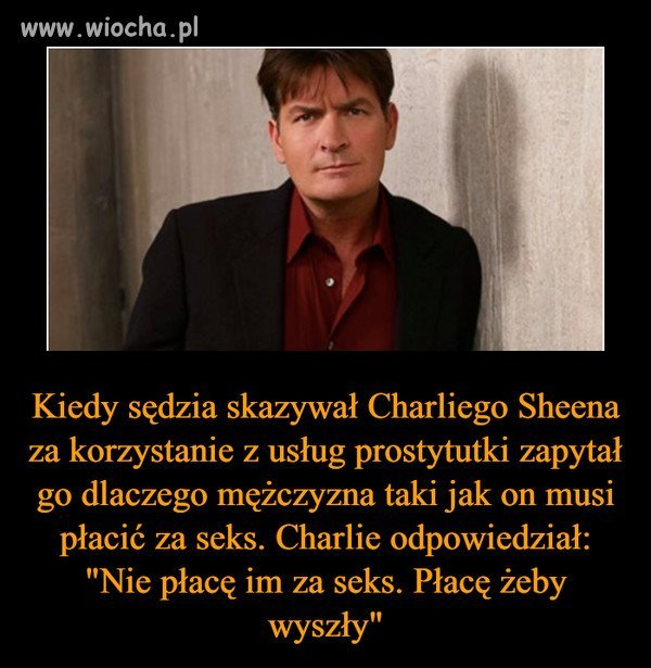 Ja co miesiąc płace mojej żonie