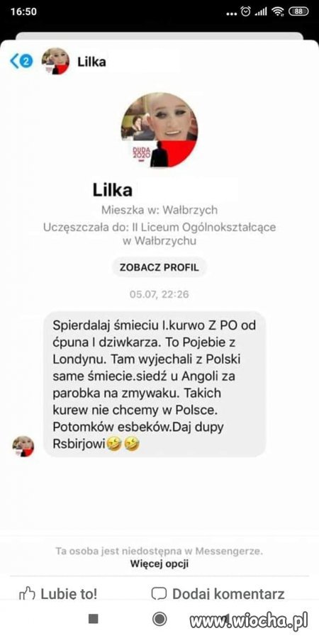 I na pewno też katoliczka ?