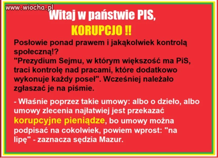 Witaj w państwie PiS...