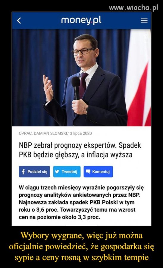 Już nie musi kłamać ...