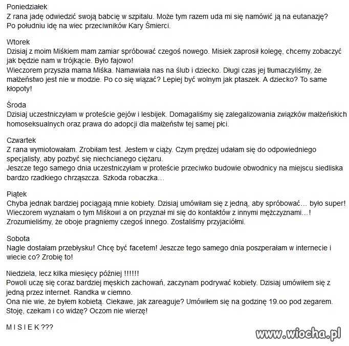 Z pamiętnika postępowej Europejki