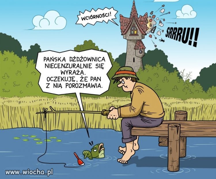 Bezczelny robal.