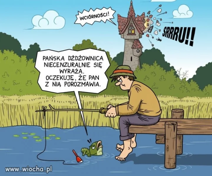 Bezczelny robal.