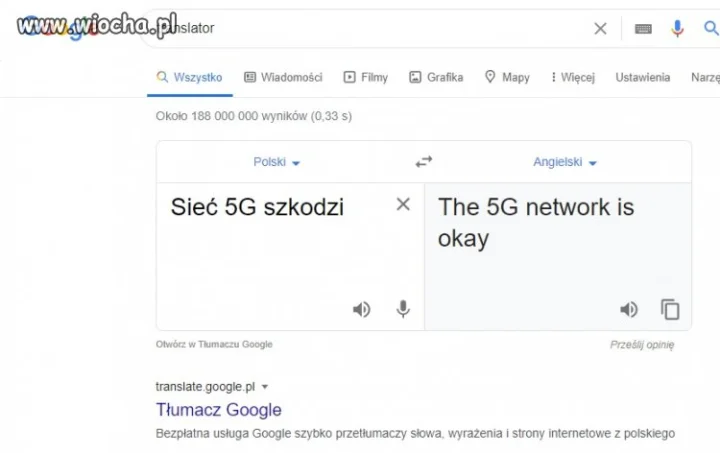 Gdy translator google wie lepiej 