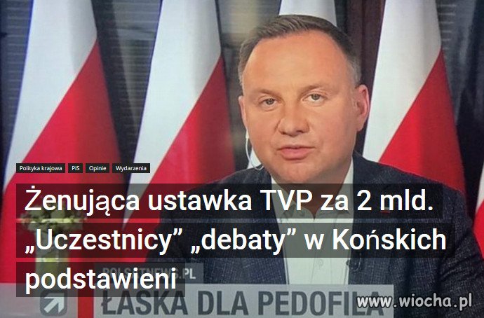 TVPiS pierze mózgi wyborcom Dudy