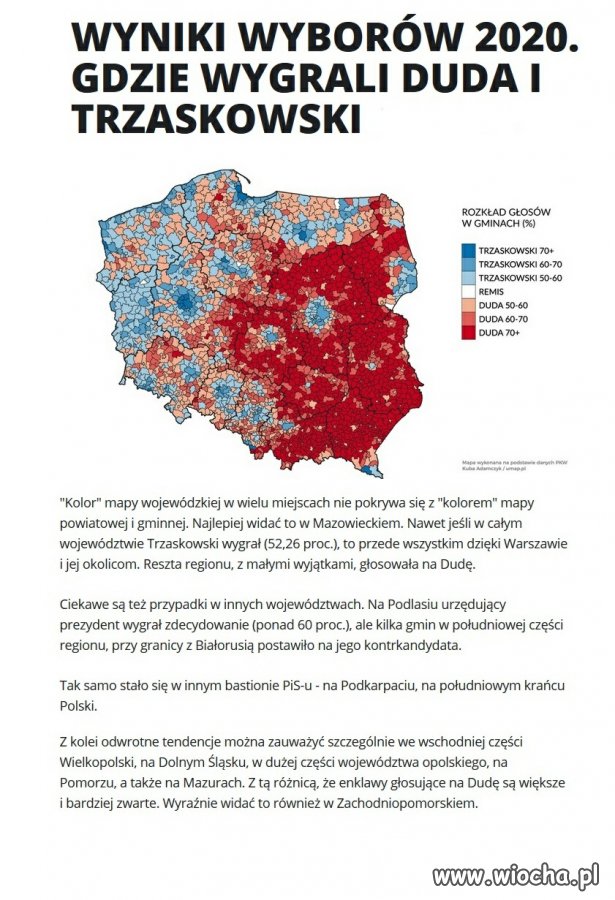 To nie Polska na pół podzielona