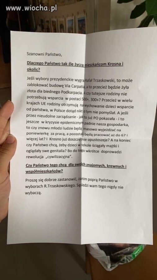 Takie oto listy znajdują ludzie w skrzynkach
