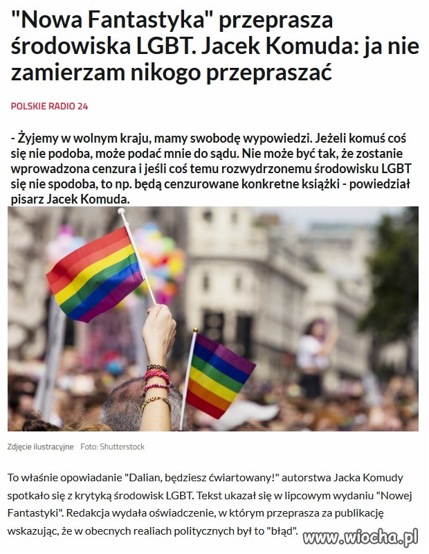 Nie może być tak, że zostanie wprowadzona cenzura