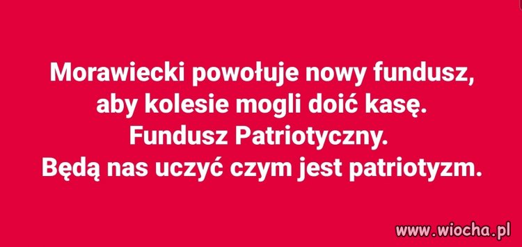 Kolejny fundusz ... kasa dla swojaków 