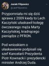 Pan Prezydent widać ma długą praktykę 